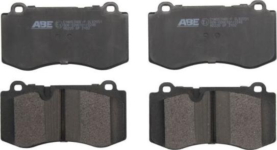 ABE C1M057ABE-P - Комплект гальмівних накладок, дискове гальмо autodetail.com.ua