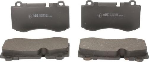 ABE C1M057ABE - Комплект гальмівних накладок, дискове гальмо autodetail.com.ua