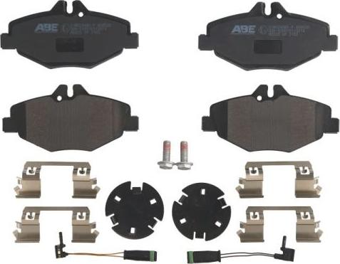 ABE C1M028ABE-P - Комплект гальмівних накладок, дискове гальмо autodetail.com.ua