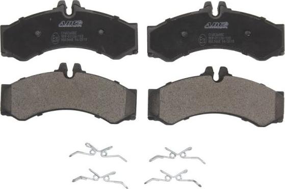 ABE C1W036ABE - Комплект гальмівних накладок, дискове гальмо autodetail.com.ua