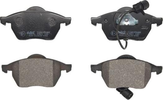 ABE C1W025ABE - Комплект гальмівних накладок, дискове гальмо autodetail.com.ua