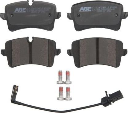 ABE C2A007ABE-P - Комплект гальмівних накладок, дискове гальмо autodetail.com.ua