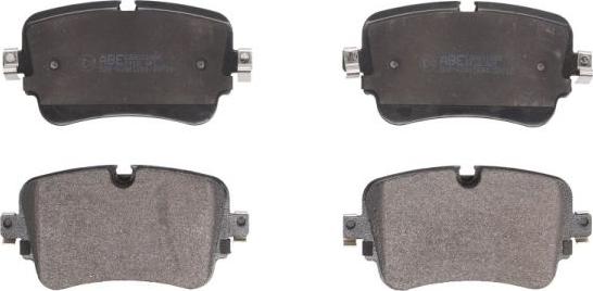 ABE C2A011ABE - Комплект гальмівних накладок, дискове гальмо autodetail.com.ua