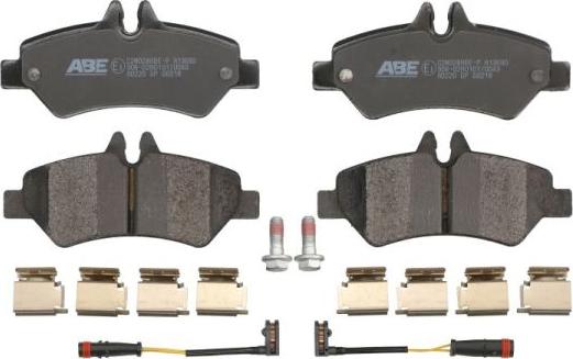 ABE C2M028ABE-P - Комплект гальмівних накладок, дискове гальмо autodetail.com.ua