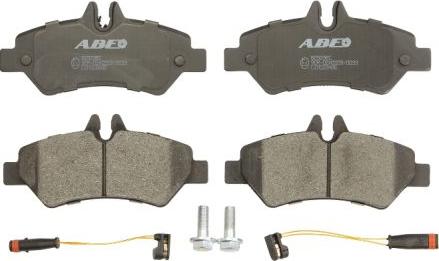 ABE C2M028ABE - Комплект гальмівних накладок, дискове гальмо autodetail.com.ua
