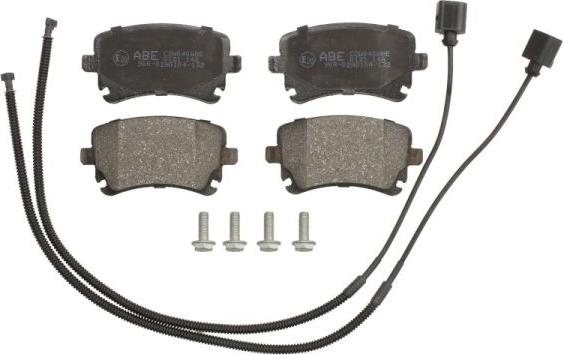 ABE C2W040ABE - Комплект гальмівних накладок, дискове гальмо autodetail.com.ua