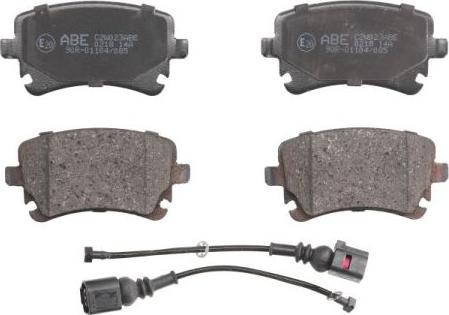 ABE C2W023ABE - Комплект гальмівних накладок, дискове гальмо autodetail.com.ua
