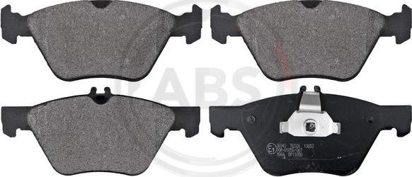 A.B.S. 36943 - Комплект гальмівних накладок, дискове гальмо autodetail.com.ua