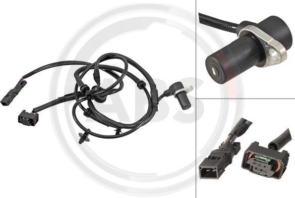 A.B.S. 30721 - Датчик, кількість обертів колеса autodetail.com.ua