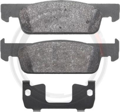 A.B.S. 37961 - Комплект гальмівних накладок, дискове гальмо autodetail.com.ua