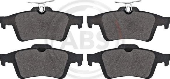 A.B.S. 37477 - Комплект гальмівних накладок, дискове гальмо autodetail.com.ua