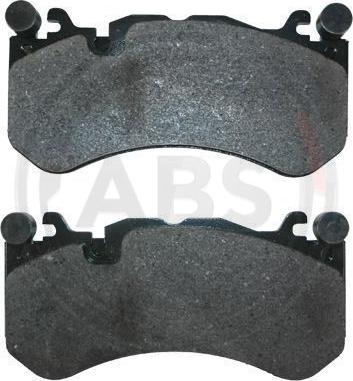 A.B.S. 37573 - Комплект гальмівних накладок, дискове гальмо autodetail.com.ua