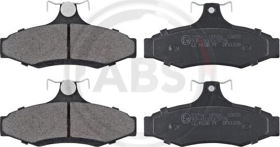 A.B.S. 37054 - Комплект гальмівних накладок, дискове гальмо autodetail.com.ua