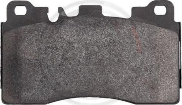 A.B.S. 37867 - Комплект гальмівних накладок, дискове гальмо autodetail.com.ua