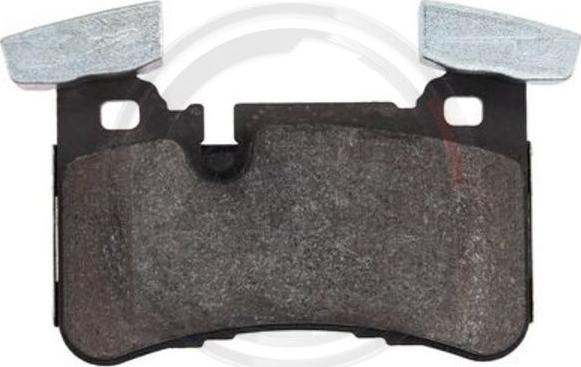 A.B.S. 37812 - Комплект гальмівних накладок, дискове гальмо autodetail.com.ua