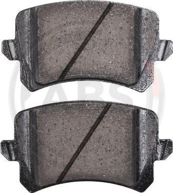 A.B.S. 37739 - Комплект гальмівних накладок, дискове гальмо autodetail.com.ua