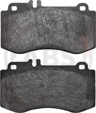 A.B.S. 37778 - Комплект гальмівних накладок, дискове гальмо autodetail.com.ua