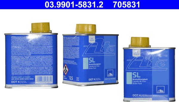 ATE 03.9901-5831.2 - Гальмівна рідина autodetail.com.ua