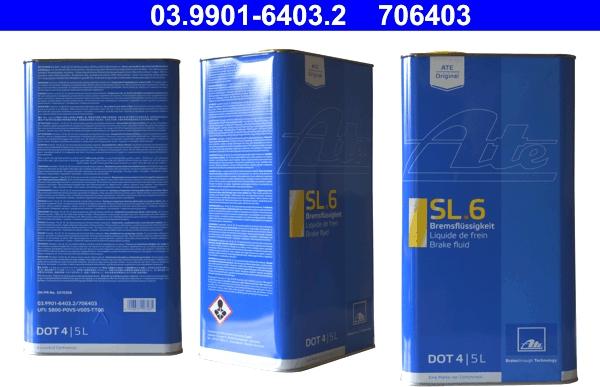 ATE 03.9901-6403.2 - Гальмівна рідина autodetail.com.ua