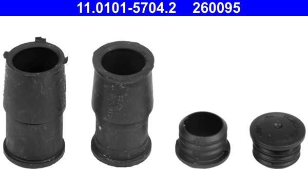 ATE 11.0101-5704.2 - Комплект напрямних втулок, гальмівний супорт autodetail.com.ua