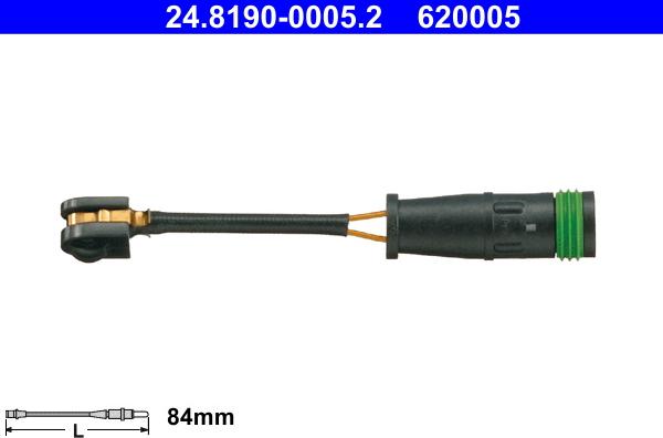 ATE 24.8190-0005.2 - Конт. попер. сигналу, знос гальм. накл. autodetail.com.ua
