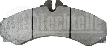 AUTOTECHTEILE 100 4241 - Комплект гальмівних накладок, дискове гальмо autodetail.com.ua