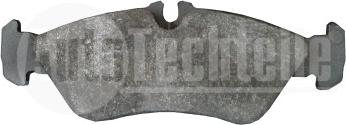 AUTOTECHTEILE 100 4260 - Комплект гальмівних накладок, дискове гальмо autodetail.com.ua