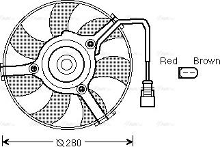 Ava Quality Cooling AI 7516 - Вентилятор, система охолодження двигуна autodetail.com.ua