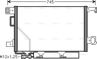 Ava Quality Cooling MS5360D - Конденсатор, система кондиціонування повітря autodetail.com.ua