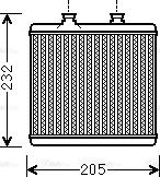 Ava Quality Cooling MS 6472 - Теплообмінник, система опалення салону autodetail.com.ua
