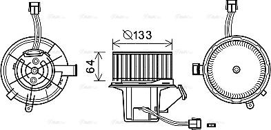 Ava Quality Cooling MS8640 - Компресор салону autodetail.com.ua