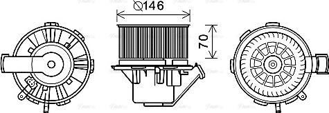 Ava Quality Cooling MS8648 - Компресор салону autodetail.com.ua
