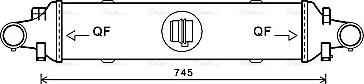Ava Quality Cooling MSA4593 - Охолоджувач наддувального повітря autodetail.com.ua