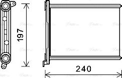 Ava Quality Cooling RT6569 - Теплообмінник, система опалення салону autodetail.com.ua