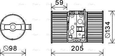 Ava Quality Cooling RT8586 - Компресор салону autodetail.com.ua