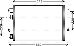 Ava Quality Cooling RTA5317 - Конденсатор, система кондиціонування повітря autodetail.com.ua