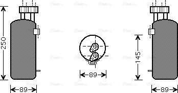 Ava Quality Cooling RT D330 - Осушувач, система кондиціонування повітря autodetail.com.ua