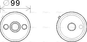 Ava Quality Cooling VN3358 - Оливний радіатор, автоматична коробка передач autodetail.com.ua
