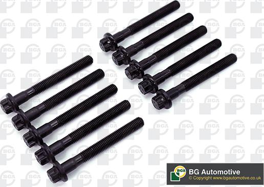 BGA BK4382 - Комплект гвинтів голівки циліндра autodetail.com.ua