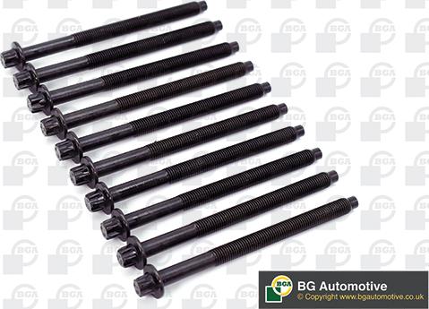 BGA BK3339 - Комплект гвинтів голівки циліндра autodetail.com.ua
