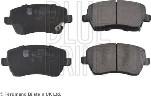Blue Print ADK84236 - Комплект гальмівних накладок, дискове гальмо autodetail.com.ua