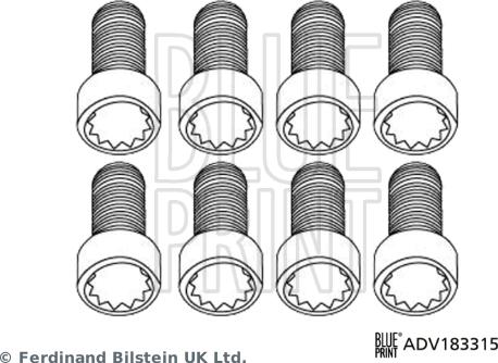 Blue Print ADV183315 - Комплект гвинтів, маховик autodetail.com.ua