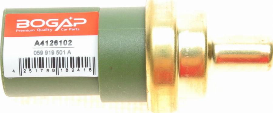 BOGAP A4126102 - Датчик, температура охолоджувальної рідини autodetail.com.ua