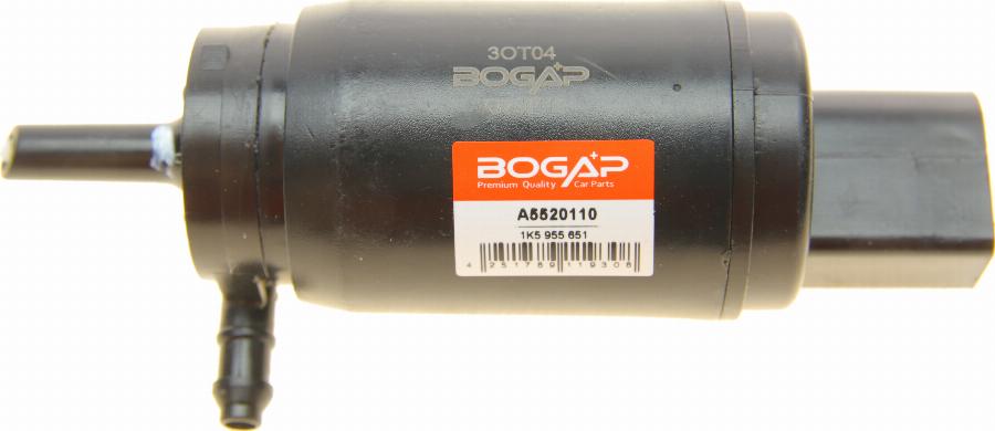 BOGAP A5520110 - Насос подачі води для миття, система склоочисників autodetail.com.ua