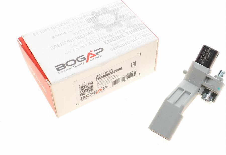 BOGAP A6115145 - Імпульсний датчик, колінчатий вал autodetail.com.ua