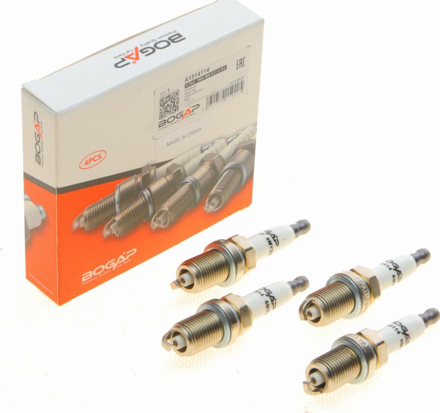 BOGAP A1514114 - Свічка запалювання autodetail.com.ua