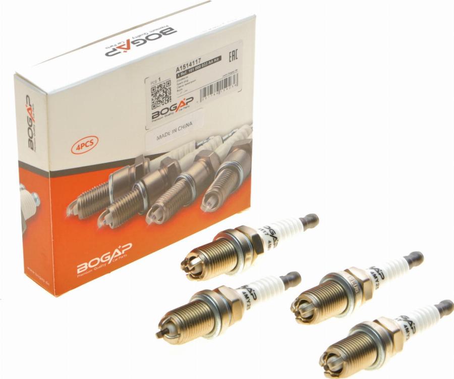 BOGAP A1514117 - Свічка запалювання autodetail.com.ua