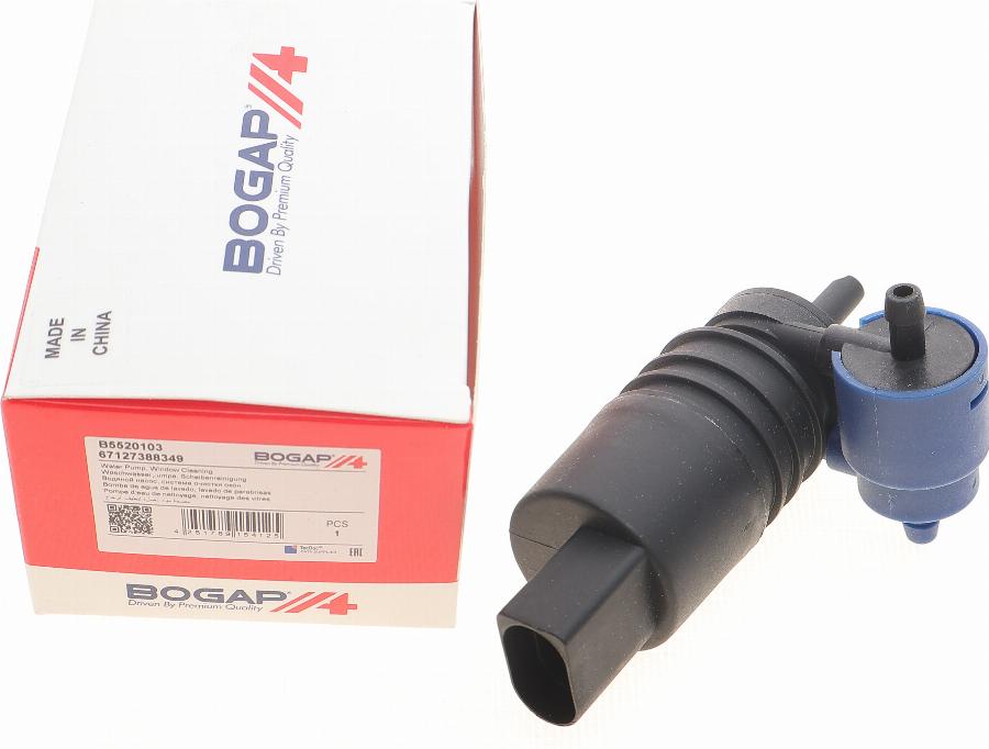BOGAP B5520103 - Насос подачі води для миття, система склоочисників autodetail.com.ua