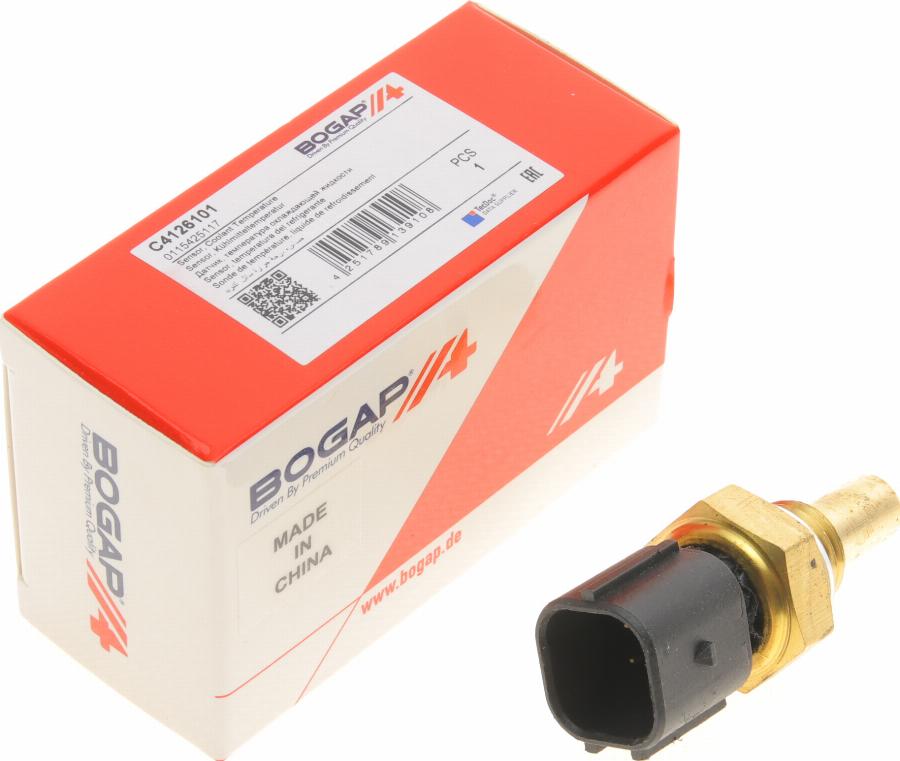 BOGAP C4126101 - Датчик, температура охолоджувальної рідини autodetail.com.ua