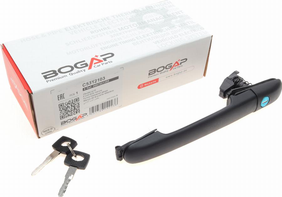 BOGAP C5312103 - Ручка дверей autodetail.com.ua